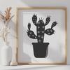 Free Desert Plant - Craft DXF Free Download