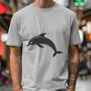 Beautiful Dolphin In SVG, PNG, PDF And DXF File Formats - Free