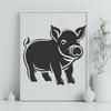 Creative Piglet - Animal DXF