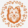 Free Artistic Shetland Sheepdog - Free DXF Download, Commercial Use