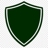 A stylized shield icon in vector format, suitable for various applications.