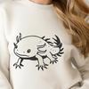 Stunning Axolotl Vector Art In DXF For Free Download