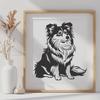 Stunning Shetland Sheepdog - Glowforge PNG