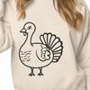 Artistic Turkey SVG - For Animal Project