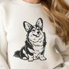 Creative Welsh Corgi - Cricut PNG