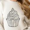 Free Cupcake - Laser SVG