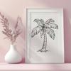 Palm Tree Drawing In DXF File Format For Free Download