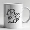 Free Squirrel In SVG & DXF