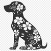 Dog Clip Art In SVG, PNG, PDF And DXF File Formats