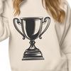 Free Unique Trophy Stencil DXF - Commercial Use