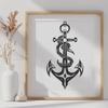 Artistic Anchor In PDF - Free Digital Download