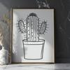 Unique Cactus In DXF Free Commercial Use Download