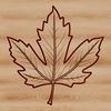 Beautiful Vector Greenery Image A detailed, high-quality illustration of a single leaf with realistic veins and texture.