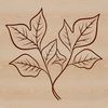 Beautiful Nature-Inspired Leaf Clip Art A simple, stylized illustration of a single leaf with detailed veins and edges.