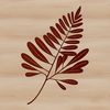 Nature's Beauty in Scalable Vector Form An illustrative leaf design created as a scalable vector graphic (SVG) for digital use.