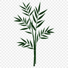 A detailed illustration of a single leaf with intricate veins and edges.