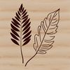 Nature's Delight: A Free Vector Leaf An isolated vector graphic representation of a green leaf for various design applications.