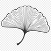 Free Leaf Illustration for Cutting Projects A detailed illustration of a leaf in vector format for graphic design and cutting projects.