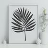 Beautiful SVG Leaf Cutout An illustration of a single leaf with intricate details, suitable for vector design and cutting machine applications.