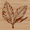 Natural Leaf Design Vector Graphic A high-resolution vector image of a natural leaf design suitable for commercial or personal use projects.