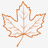 Simple Leaf Vector Graphic A vector illustration of a single green leaf with veins.