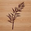 Natural Leaf SVG Graphic A high-resolution graphic of a natural leaf in SVG design.