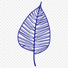 A detailed digital illustration of a single green leaf with intricate veins.