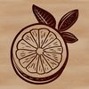 A high-quality illustration of a ripe yellow citrus fruit, suitable for graphic design and digital applications.