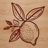 Free Vector Art Lemon Design A digital illustration of a single yellow lemon on a white background.