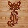 Wild Animal Vector Graphics A colorful illustration of a lemur in a natural habitat.