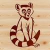 Free Vector Lemur Illustration Illustration of a wild animal, a lemur, in a vector format.