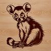 A free vector image of a lemur, ideal for digital design and printing.