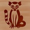 Free Lemur Clip Art Illustration A free-to-use SVG illustration of a wild animal, specifically a Lemur.