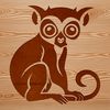 Free SVG Clip Art of a Cute Lemur Animal Illustration of a wild Lemur animal, created in scalable vector format (SVG).