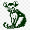 Lemur Drawing In PNG & SVG - Free Digital Download