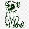 Artistic Lemur In PNG Format - Free Download