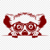 Stunning Lemur Vector Art - Free PNG