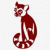 Stunning Lemur - Sublimation SVG