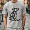 Stunning Lemur In SVG & DXF