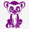 Artistic Lemur DXF - Free Commercial Use Download