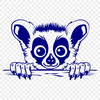 Artistic Lemur Artwork In PDF For Free Download