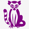 Creative Lemur Vector Illustration - Free SVG