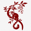 Floral Lemur PNG - Free Commercial Use Download