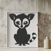 Cute Lemur DXF - For Glowforge Project