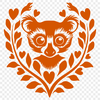 Lemur Vector Illustration In SVG File Format For Free Download