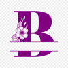 Floral Letter Template