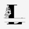 Floral Letter PDF - Free Commercial Use Download