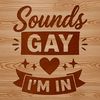 Inspirational LGBTQ quote in a clean and simple vector design