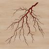 Lightning Strike Vector Art A stylized illustration of lightning striking in the sky, suitable for digital use.
