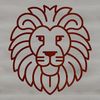 Simple Lion Face Vector Design An illustration of a lion's face, created with clean lines and minimal details, suitable for various applications.